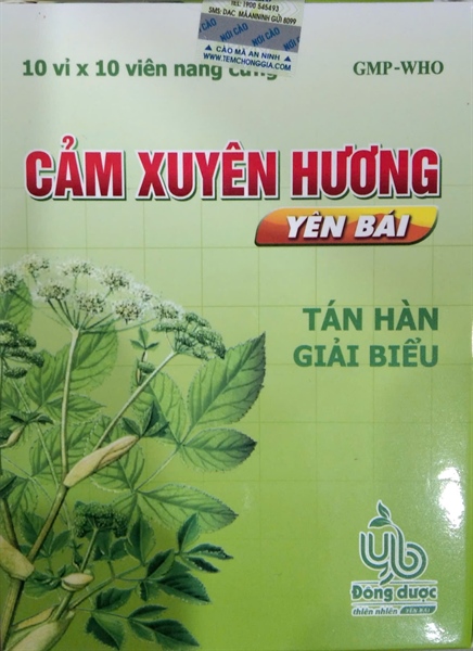 Thuốc Cảm xuyên hương Yên Bái cảm cúm ,sổ mũi (H*10vỉ*10viên) 2
