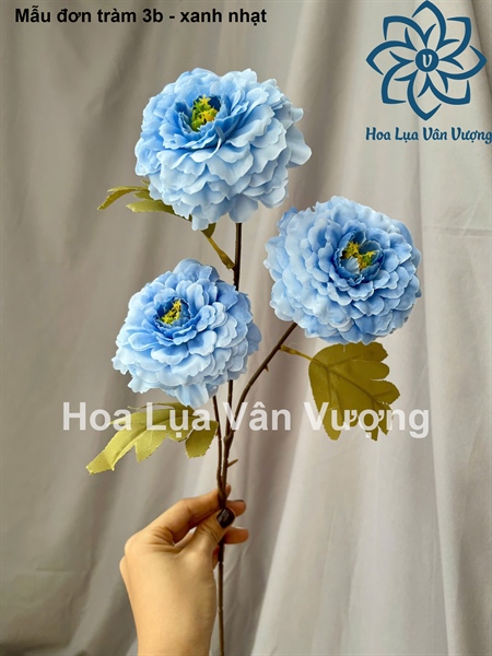 Mẫu đơn tràm 3b - Hoa cành dài - Hoa Lụa Vân Vượng
