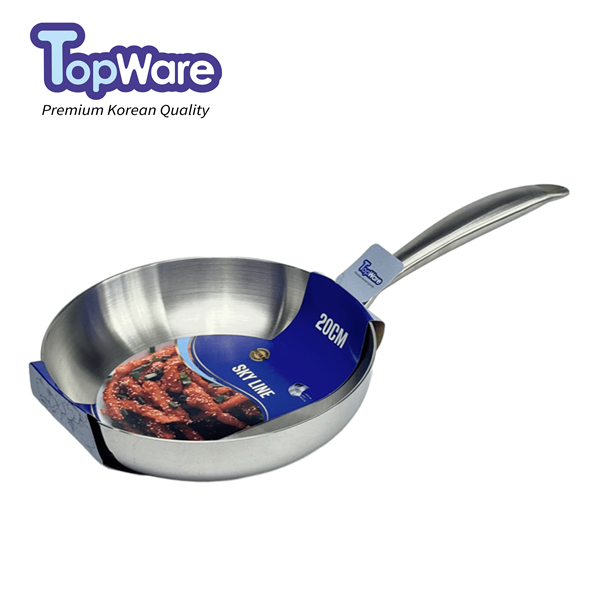 CHẢO CẠN INOX LIỀN KHỐI 20CM TOPWARE SKY LINE