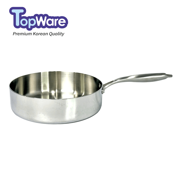 CHẢO SÂU INOX LIỀN KHỐI 26CM TOPWARE DEEP LINE