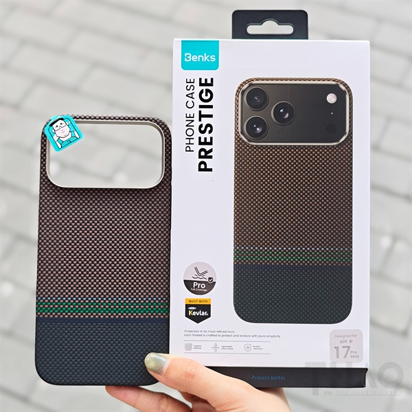 Ốp Benks Prestige Button ArmorPro Kevlar