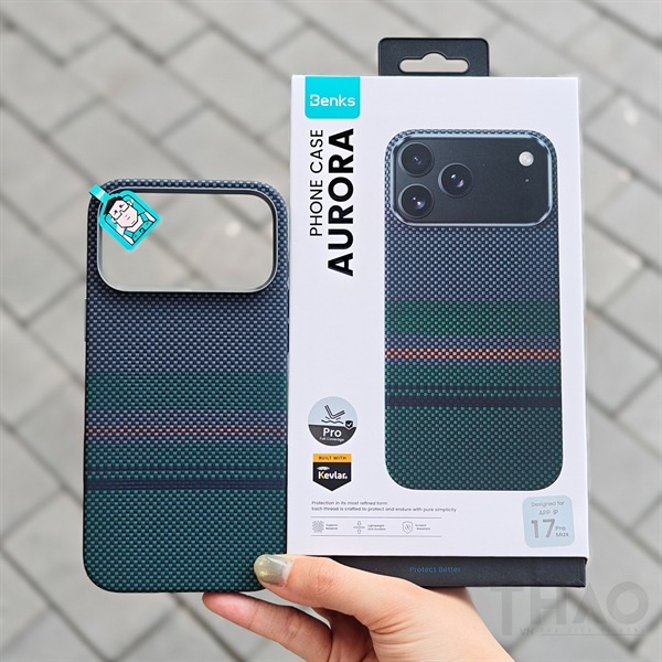 Ốp Benks Aurora Button ArmorPro Kevlar