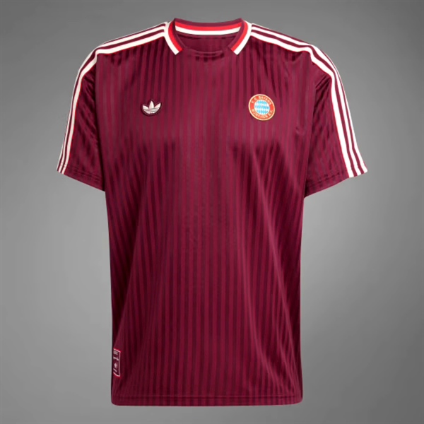 Áo bóng đá ICONS BAYERN MÀU ĐỎ 25/26 vải Cotton Polyester thời trang blockcore