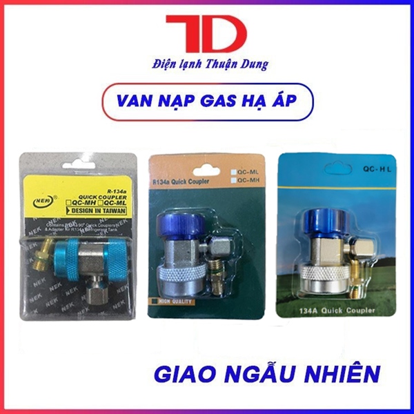 BỘ VAN NẠP GAS THẤP ÁP R-134A HẠ ÁP