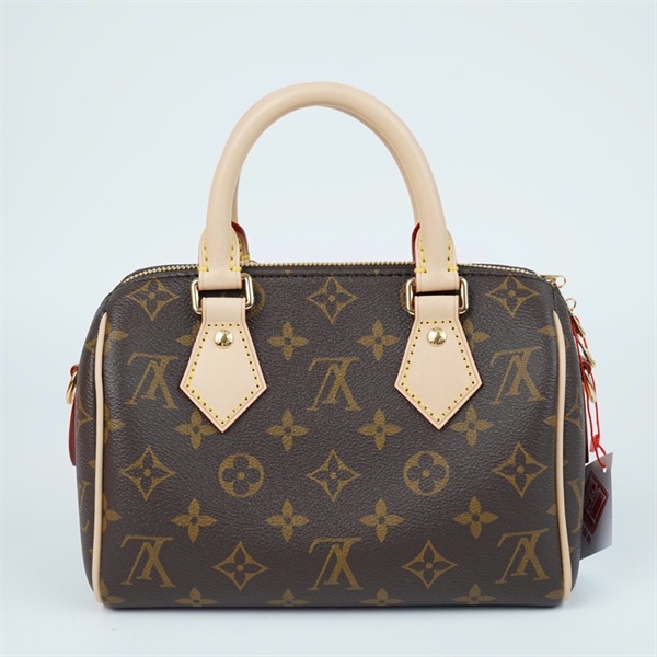 Túi LV speedy hoa nâu sz 20cm KG+