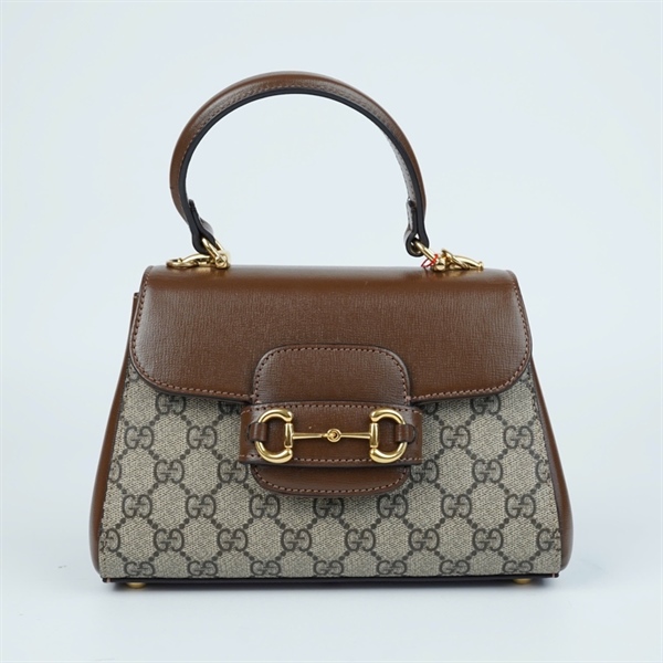 Túi GG 1955 handle xám (703848-520981) sz22 (HT)+