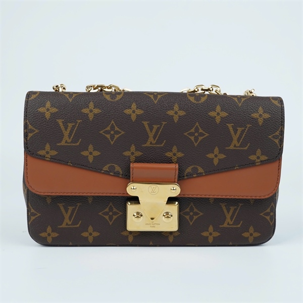 Túi LV Marceau hoa nâu viền nâu sz25 (HT)+
