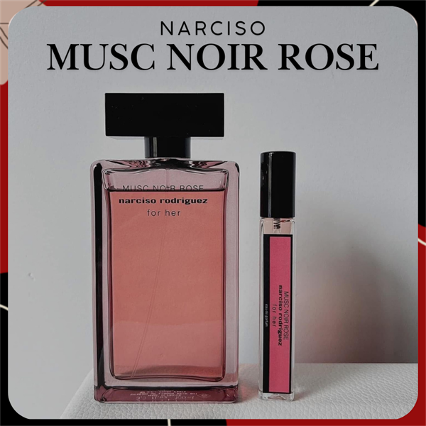 Nước hoa chiết 10ml Narciso music noir rose