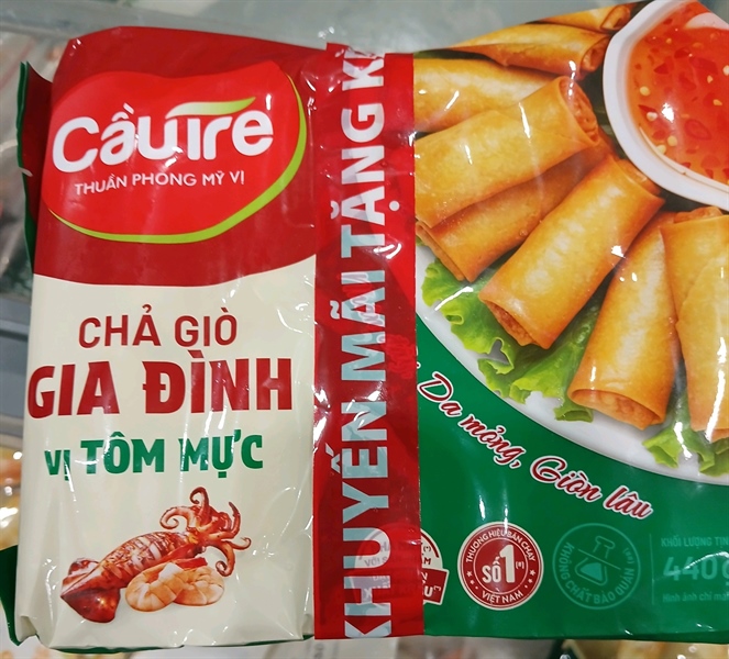 Chả giò tôm mực Cầu Tre
