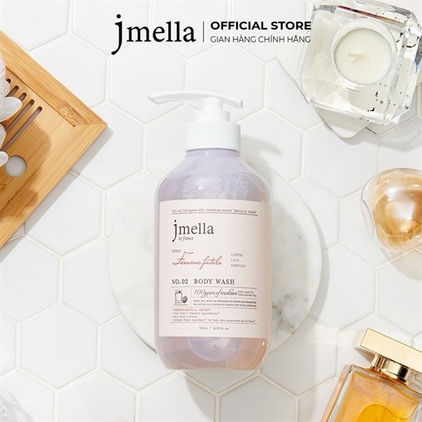 Sữa tắm nước hoa Jmella no.02 nk Jmella