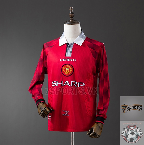 Áo Bóng Đá Retro Dài Tay Manchester United 1996/97 - Sân Nhà