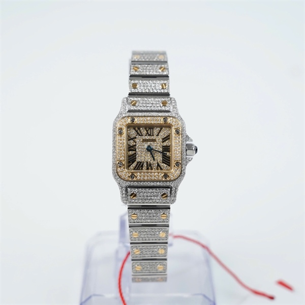 Đồng hồ Cartier full kim-kim độ (183908MX) sz27.2 (HC) KG+