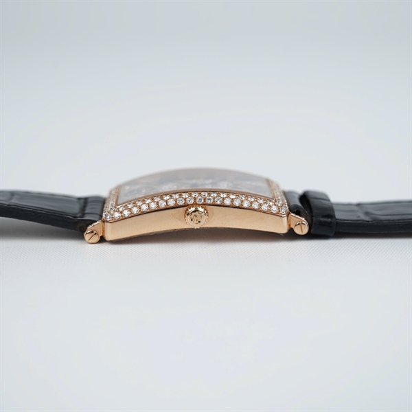 Đồng hồ Franck Muller vàng hồng mặt full kim-kim độ (No578) sz31.6 (HC) KG+