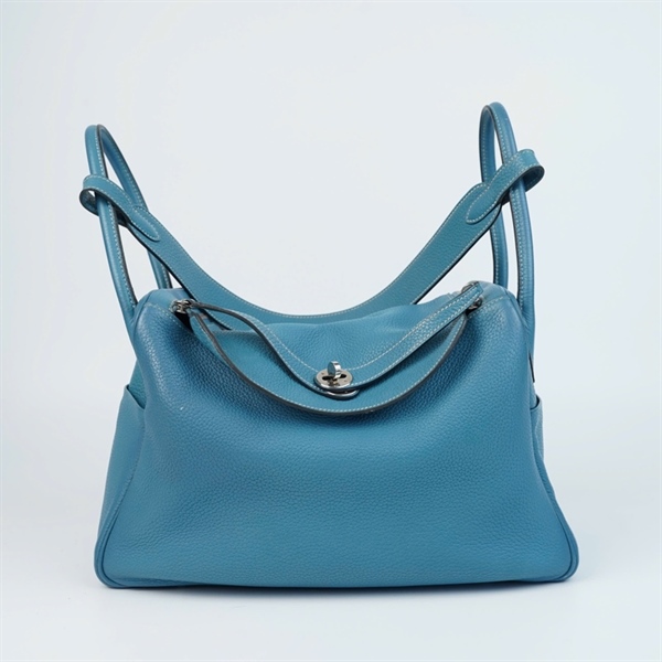 Túi Hermes Lindy xanh stamp N(2010) sz34 KG+