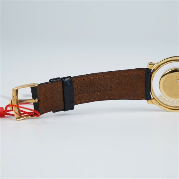 Đồng hồ Chopard mặt vàng dây đen kim zin (238833) sz33.2 (HC) KG+