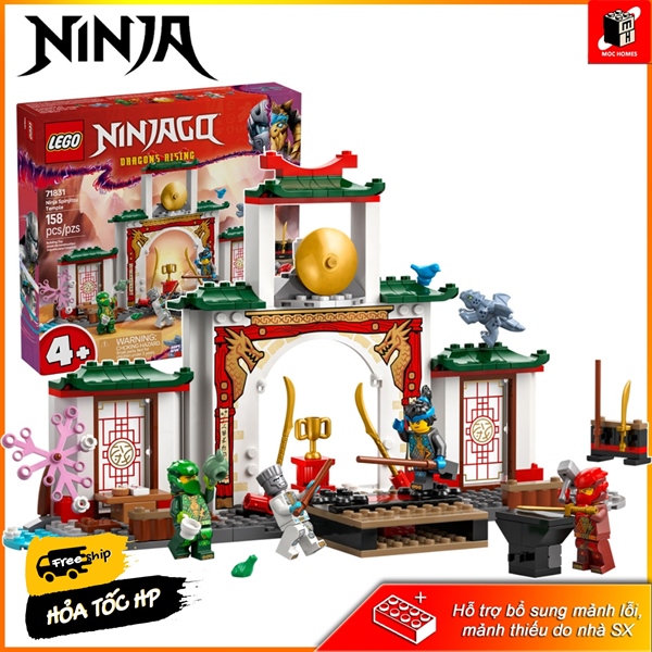 Đồ chơi lắp ráp Ninjago Dragon's Rising Đền Ninja Spinjitzu 71831