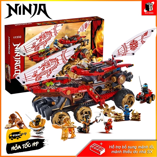 Đồ chơi lắp ráp Ninja go Land Bounty 4021
