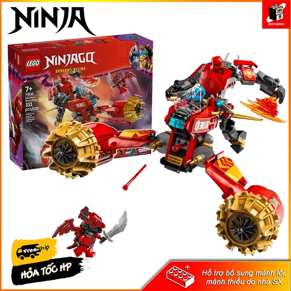 Đồ chơi lắp ráp chiến giáp và xe chiến đấu của Kai's Mech Storm Rider 71830