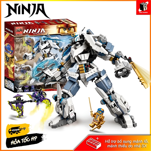 Đồ chơi lắp ráp Ninja go Mech Titan của Zane 9088