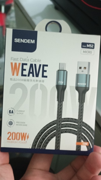 Cáp sạc SENDEM M52 chân Micro