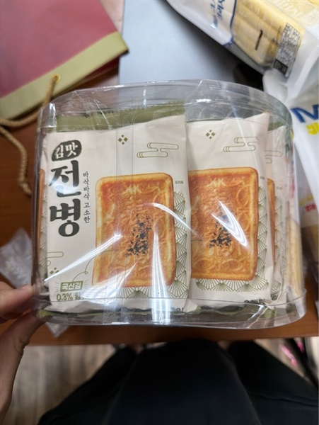 Bánh Đồng Tiền Vuông Hàn Quốc