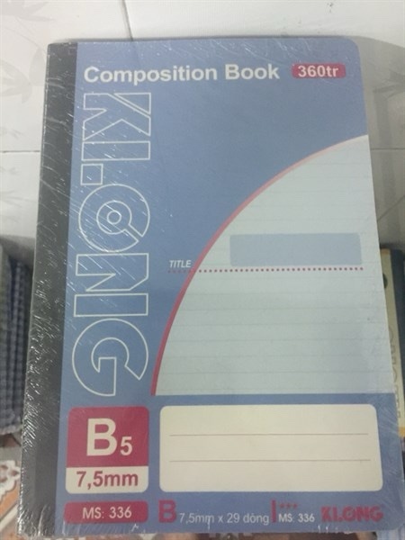 Sổ may k.long B5 360TR