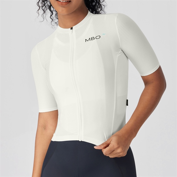 C110II - Áo Đạp Xe MBO Nữ Snow White