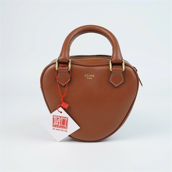 Túi Celine heart nâu sz10-15 KG+