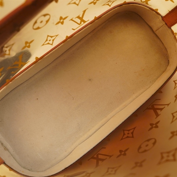 Túi LV hoa nâu trong suốt kèm ví sz23-28 KG+