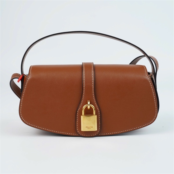 Túi Celine kẹp nách nâu sz20 KG+