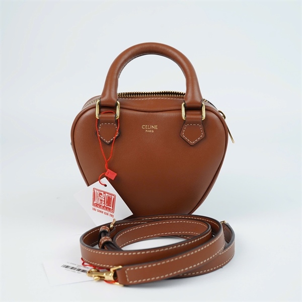 Túi Celine heart nâu sz10-15 KG+