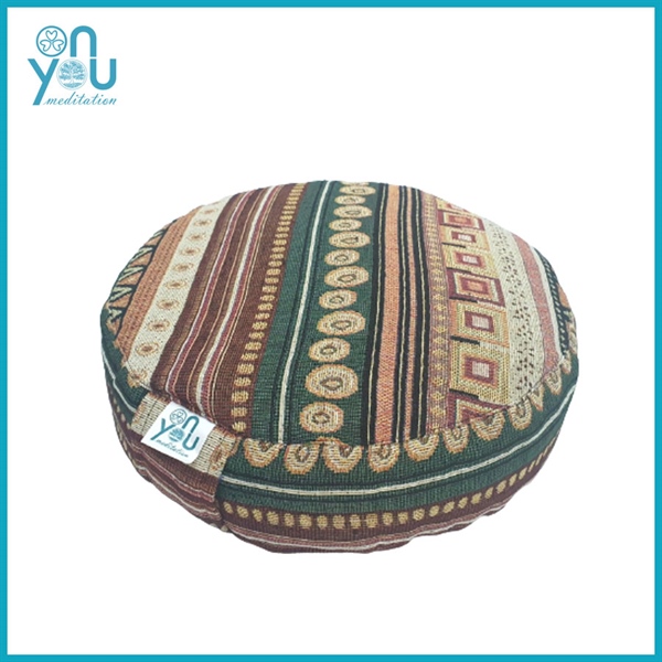 Bồ đoàn ngồi thiền vỏ đậu xanh 30cm – Nâu Vàng Tỉnh Thức (Meditation Cushion) | OnYou Meditation