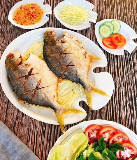 Cá chim vàng anh làm sạch