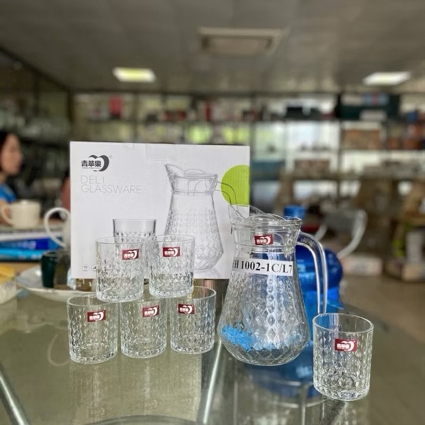 Bộ bình 6 ly thủy tinh