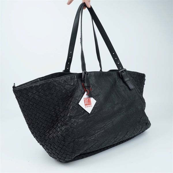 Túi Bottega Tote đen sz40-58 (HN) KG+