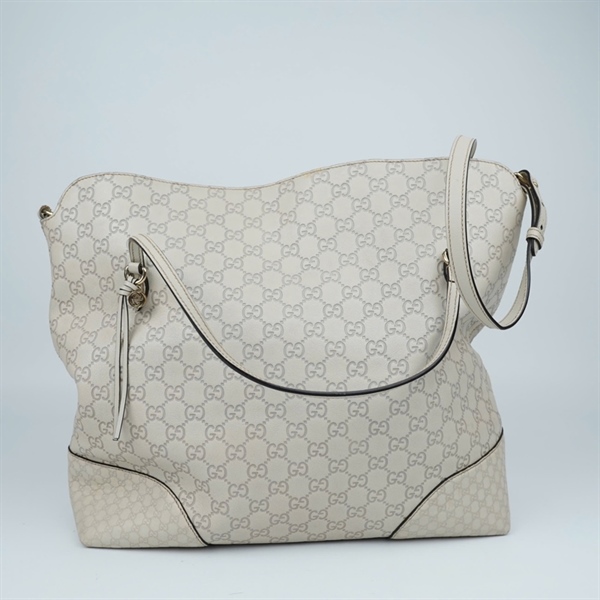 Túi GG Tote trắng (336755-493492) sz38 (HN) KG+