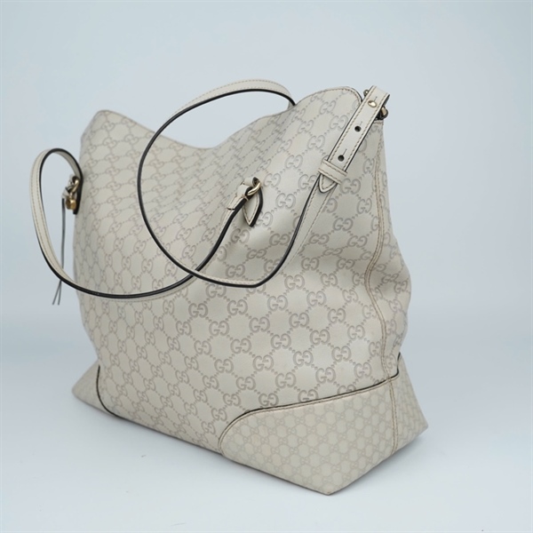 Túi GG Tote trắng (336755-493492) sz38 (HN) KG+