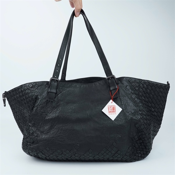 Túi Bottega Tote đen sz40-58 (HN) KG+