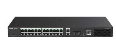 Switch Ruijie Reyee RG-ES228GS-P | 24 Cổng PoE+ 370W, 02 Cổng RJ45 1GB, 02 Cổng SFP 1GB (2Y)
