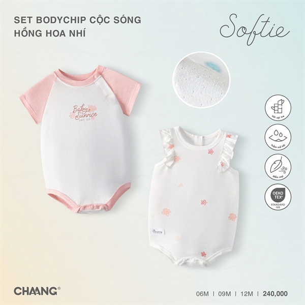 GC0625 - 6M/9M Set bodychip cộc Sóng