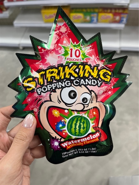 Kẹo nổ Striking Dưa hấu 15g