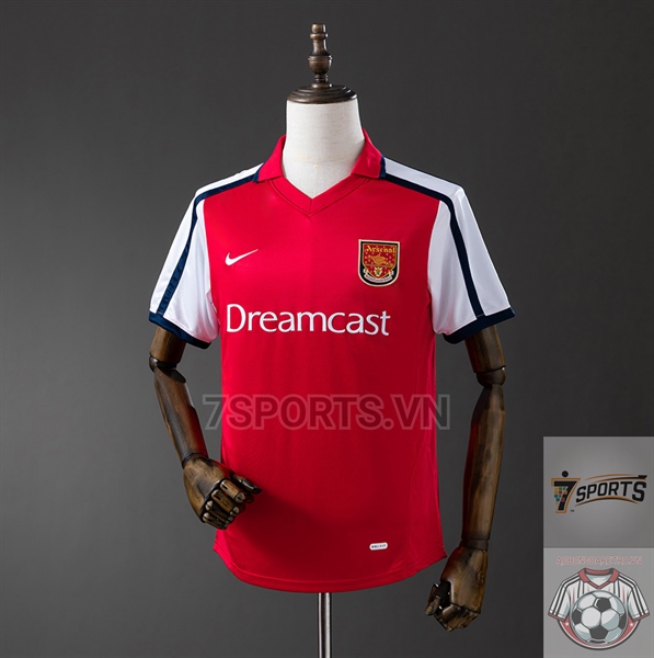 Áo Bóng Đá Retro Arsenal 2001/02 - Sân Nhà