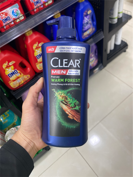 109CLEAR MEN DG SạchGàu Hương Nước Hoa Gỗ & Phong Lữ 600g/8Chai