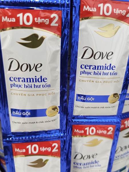 108DOVE Dầu Gội Phục Hồi Hư Tổn 6G (10+2)/84 Dây