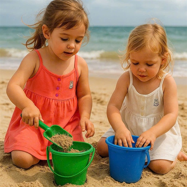 Set 2 váy hai dây thêu thỏ HM