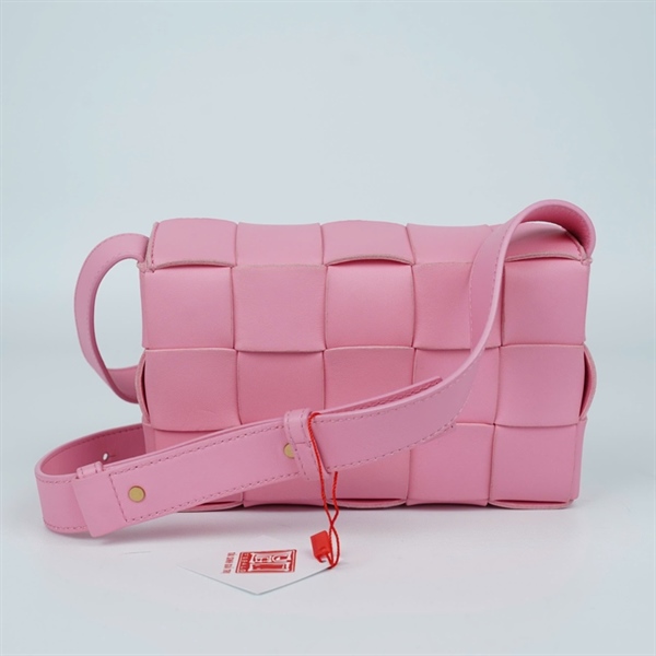 Túi Bottega hồng sz18 (PN) KG+