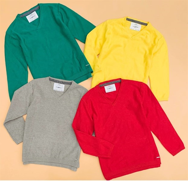 Áo Len Bé Trai Cổ Tim Z