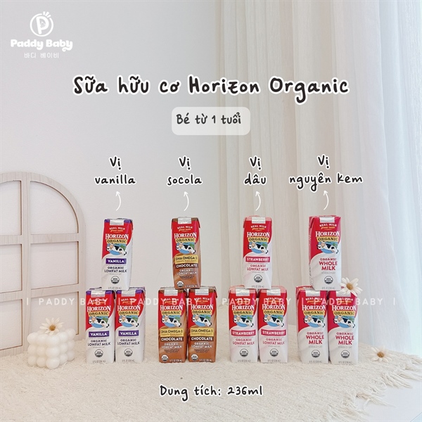 Sữa nước Horizon tách béo (236ml/hộp)