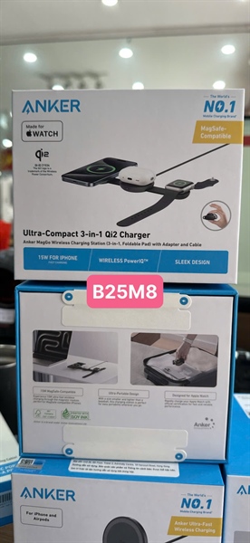 Đế sạc không dây ANKER B2B-B25M8 15W 10.000mah