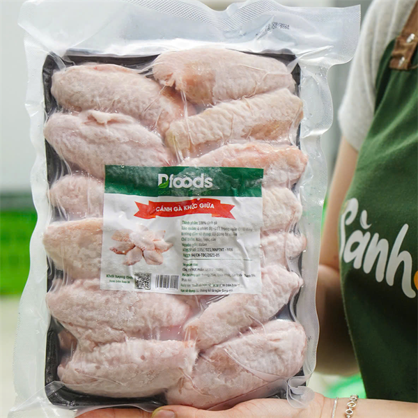 Cánh gà khúc giữa Dfoods
